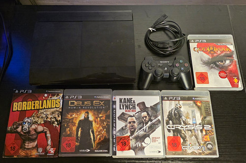 Sony playstation super slim - playstation, 3